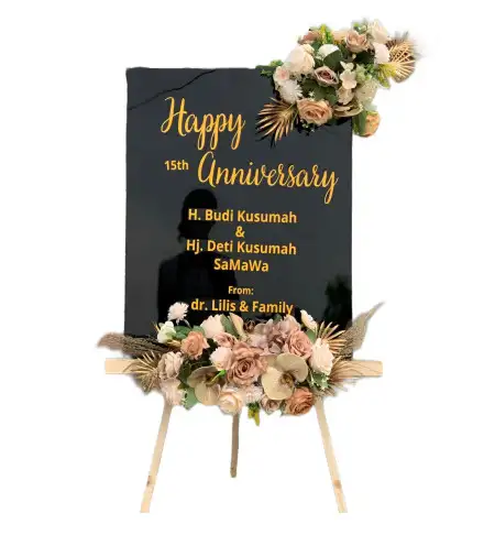 Papan Bunga Akrilik Rangkah